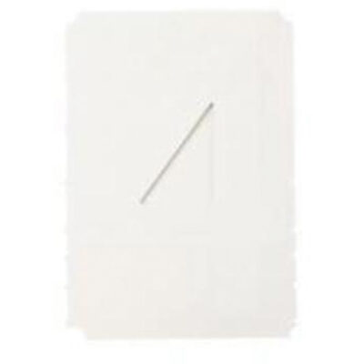Étiquettes de lettres et chiffres gothiques individuels Quick-AlignMD, 4, 3" h, Blanc