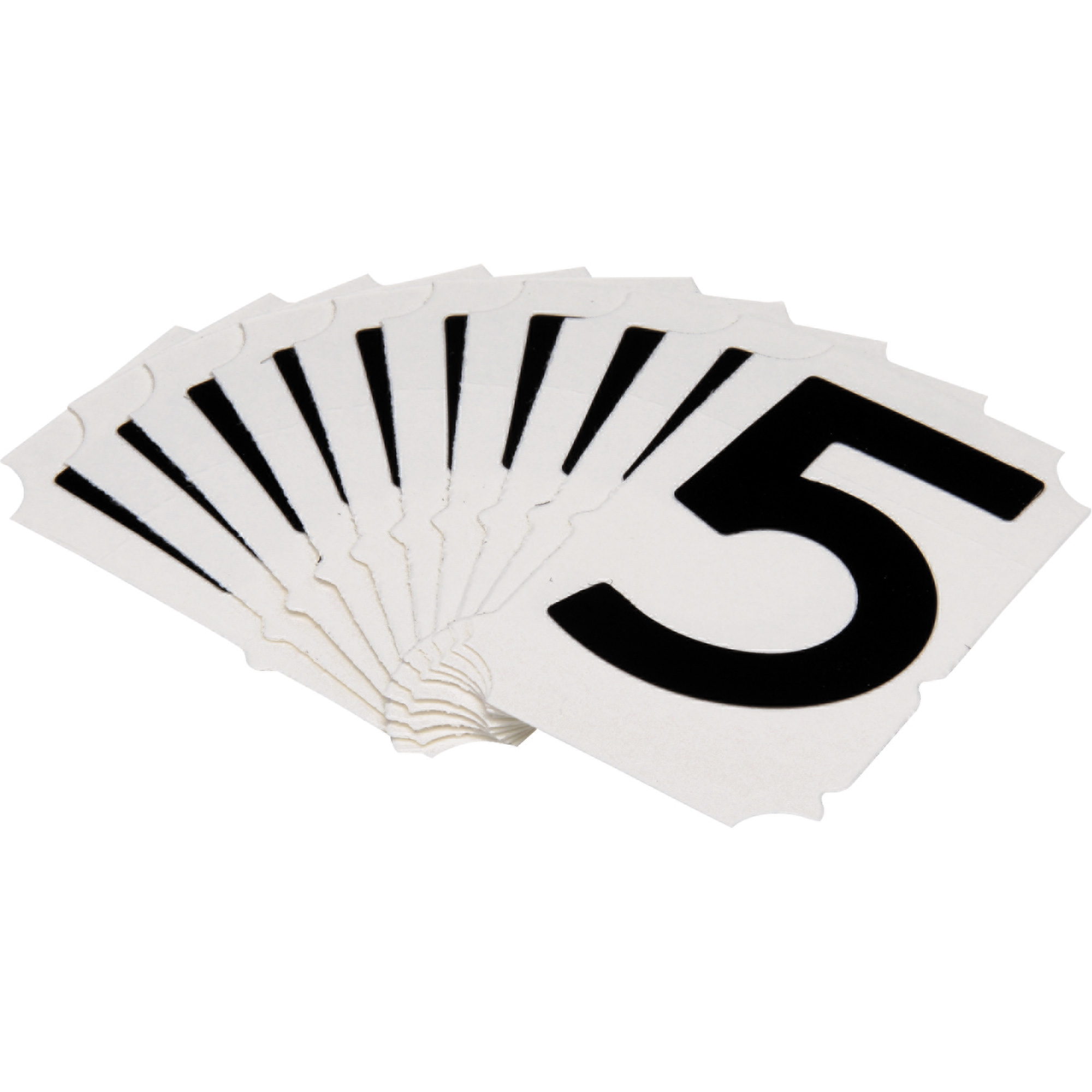 Étiquettes de lettres et chiffres gothiques individuels Quick-AlignMD, 5, 2" h, Noir
