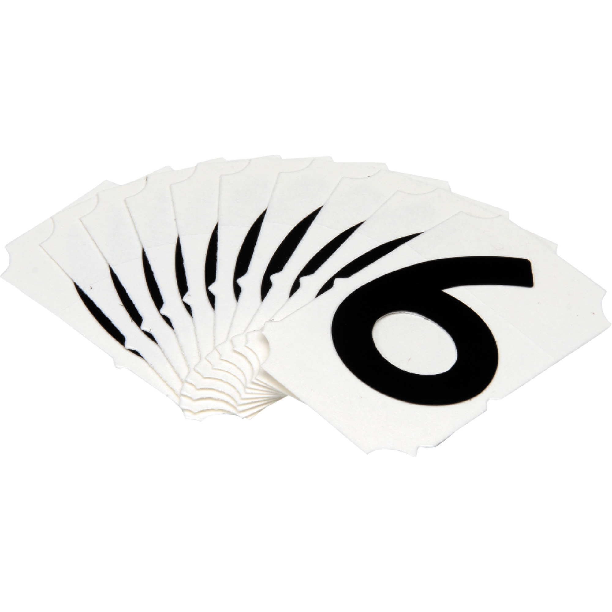Étiquettes de lettres et chiffres gothiques individuels Quick-AlignMD, 6, 2" h, Noir