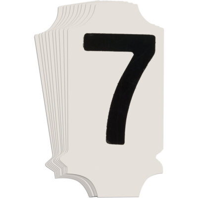 Étiquettes de lettres et chiffres gothiques individuels Quick-AlignMD, 7, 1" h, Noir