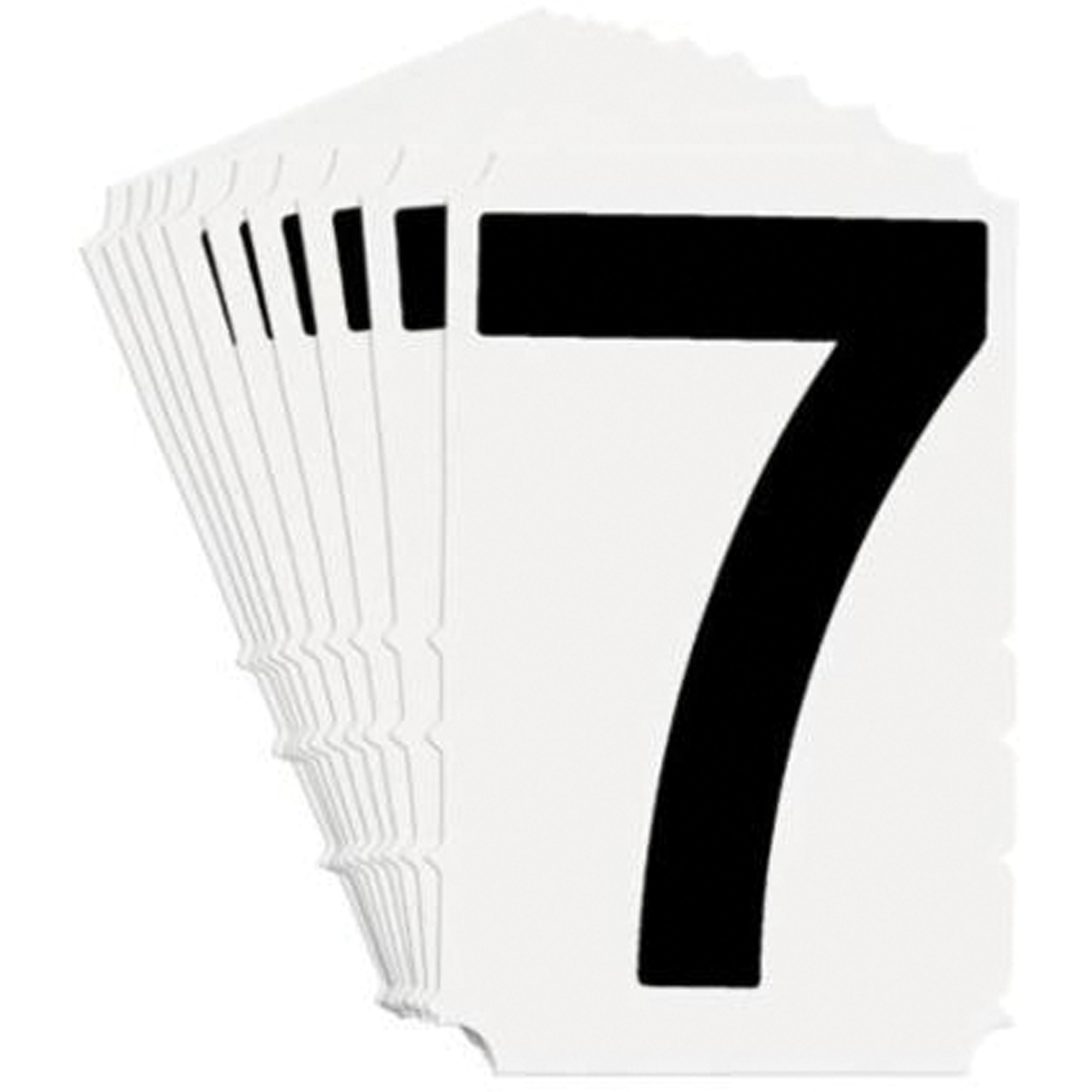 Étiquettes de lettres et chiffres gothiques individuels Quick-AlignMD, 7, 3" h, Noir