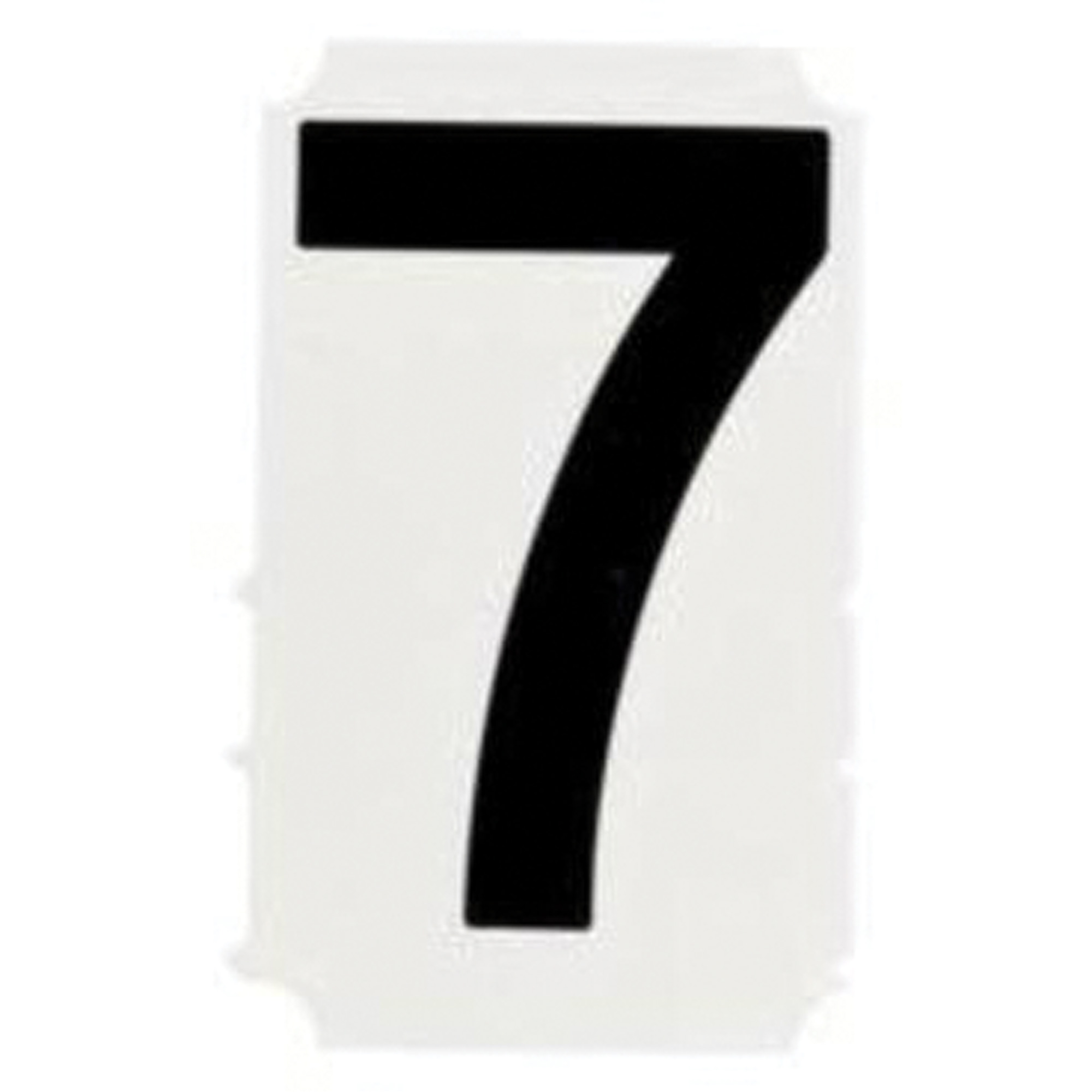 Étiquettes de lettres et chiffres gothiques individuels Quick-AlignMD, 7, 6" h, Noir