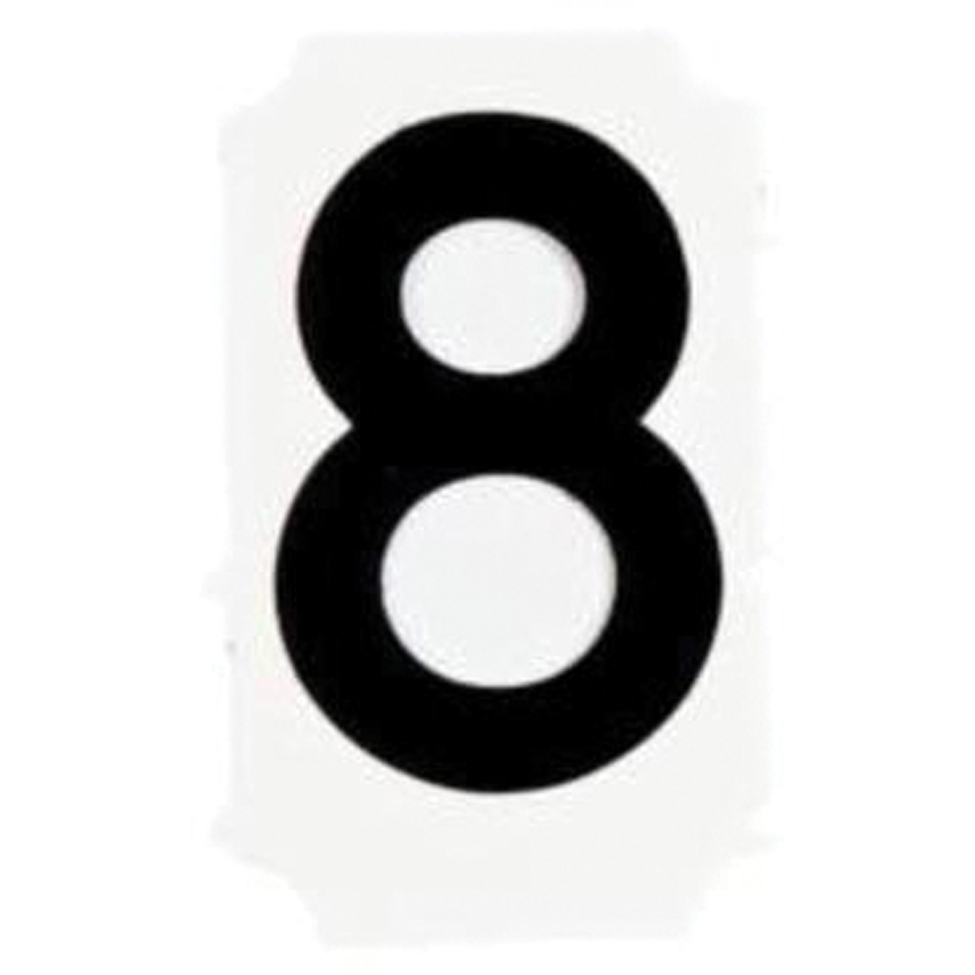 Étiquettes de lettres et chiffres gothiques individuels Quick-AlignMD, 8, 1" h, Noir