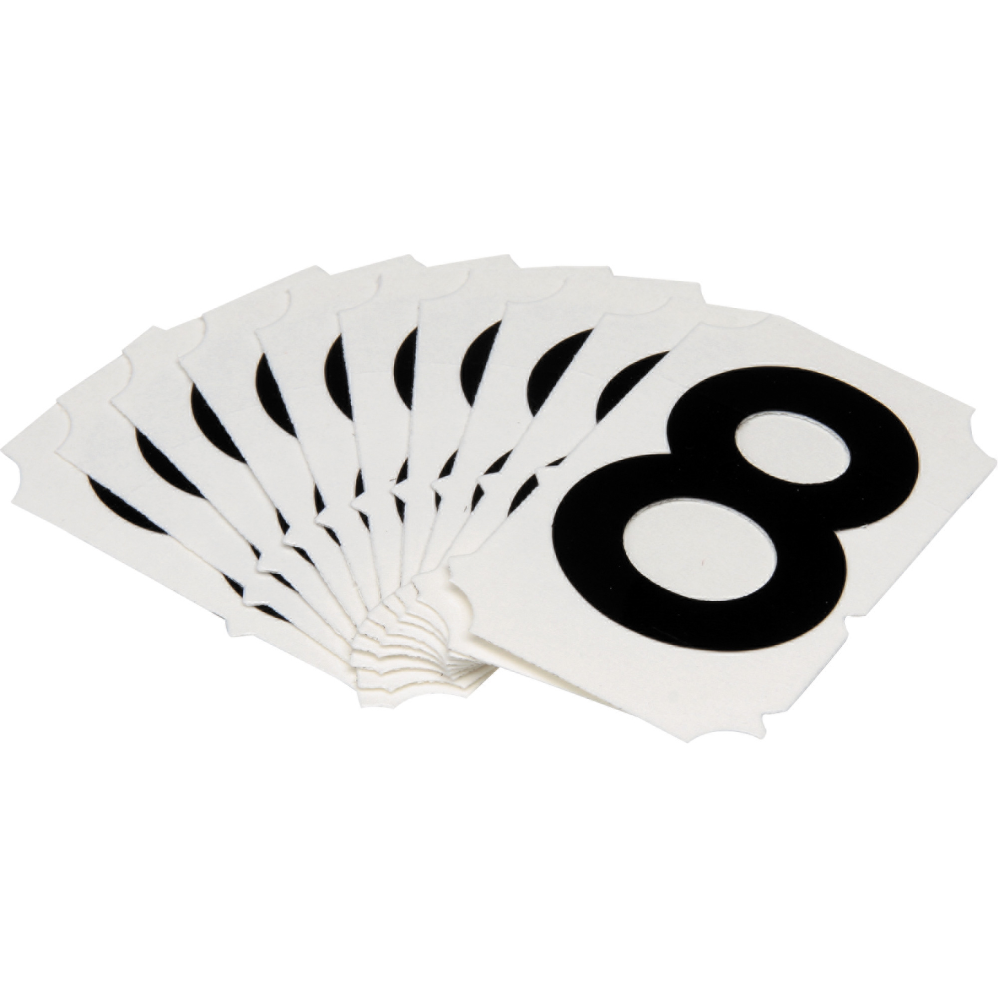Étiquettes de lettres et chiffres gothiques individuels Quick-AlignMD, 8, 2" h, Noir