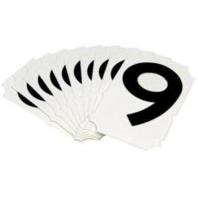 Étiquettes de lettres et chiffres gothiques individuels Quick-AlignMD, 9, 2" h, Noir