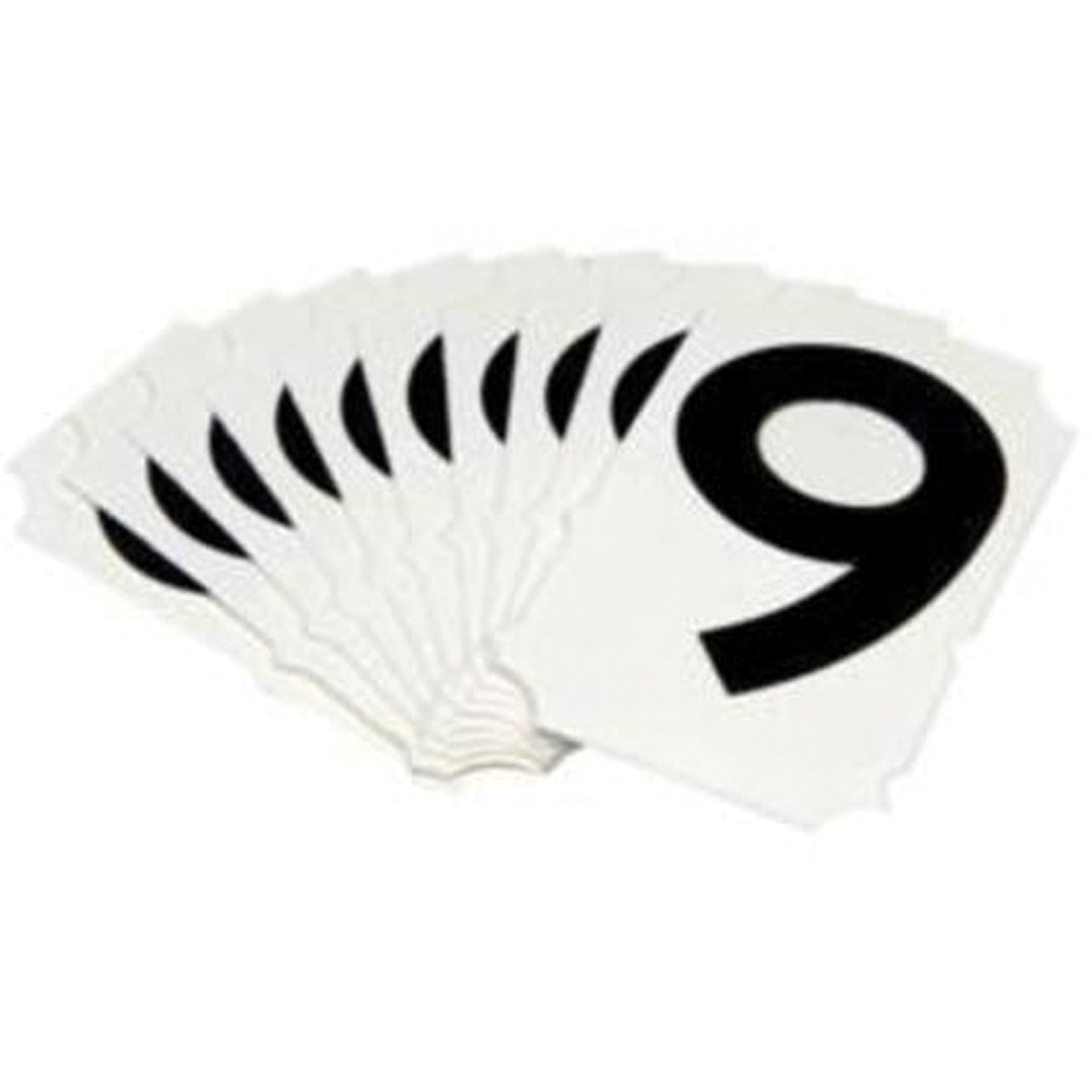 Étiquettes de lettres et chiffres gothiques individuels Quick-AlignMD, 9, 2" h, Noir