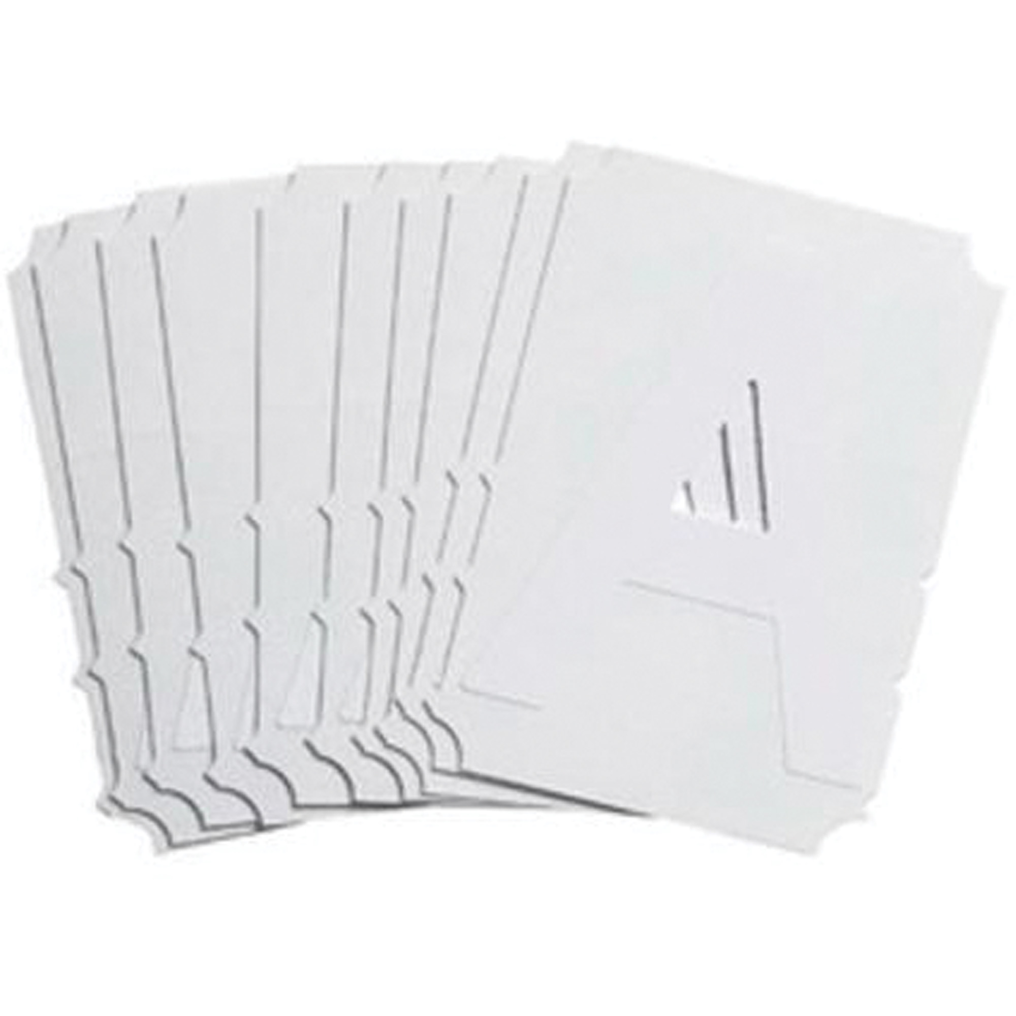 Étiquettes de lettres et chiffres gothiques individuels Quick-AlignMD, A, 3" h, Blanc