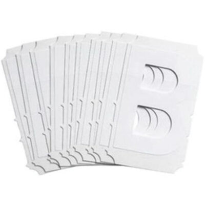 Étiquettes de lettres et chiffres gothiques individuels Quick-AlignMD, B, 3" h, Blanc