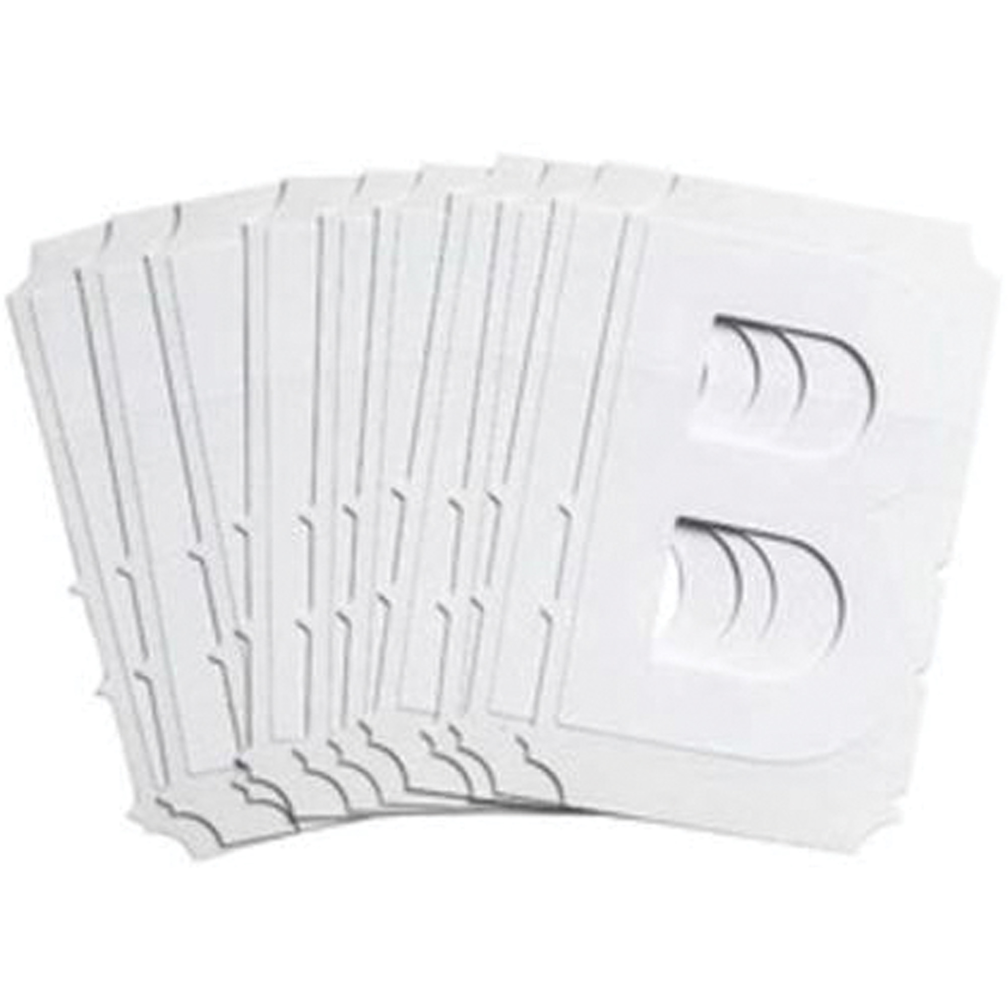 Étiquettes de lettres et chiffres gothiques individuels Quick-AlignMD, B, 3" h, Blanc
