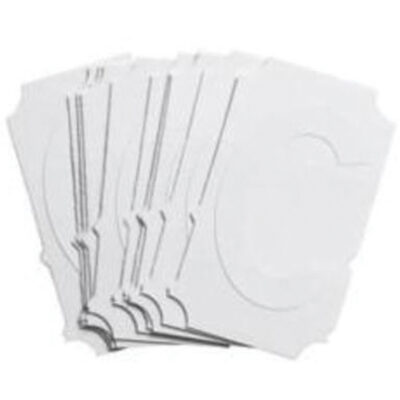 Étiquettes de lettres et chiffres gothiques individuels Quick-AlignMD, C, 2" h, Blanc