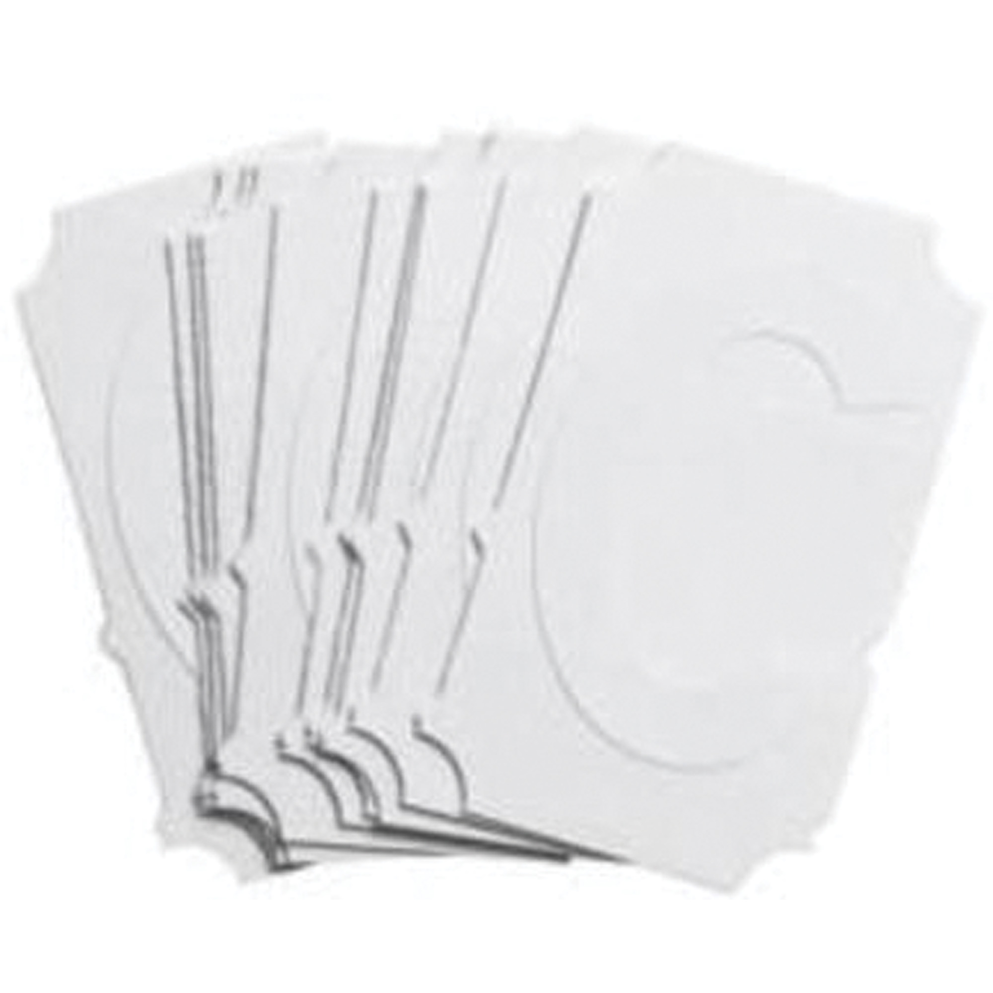 Étiquettes de lettres et chiffres gothiques individuels Quick-AlignMD, C, 2" h, Blanc