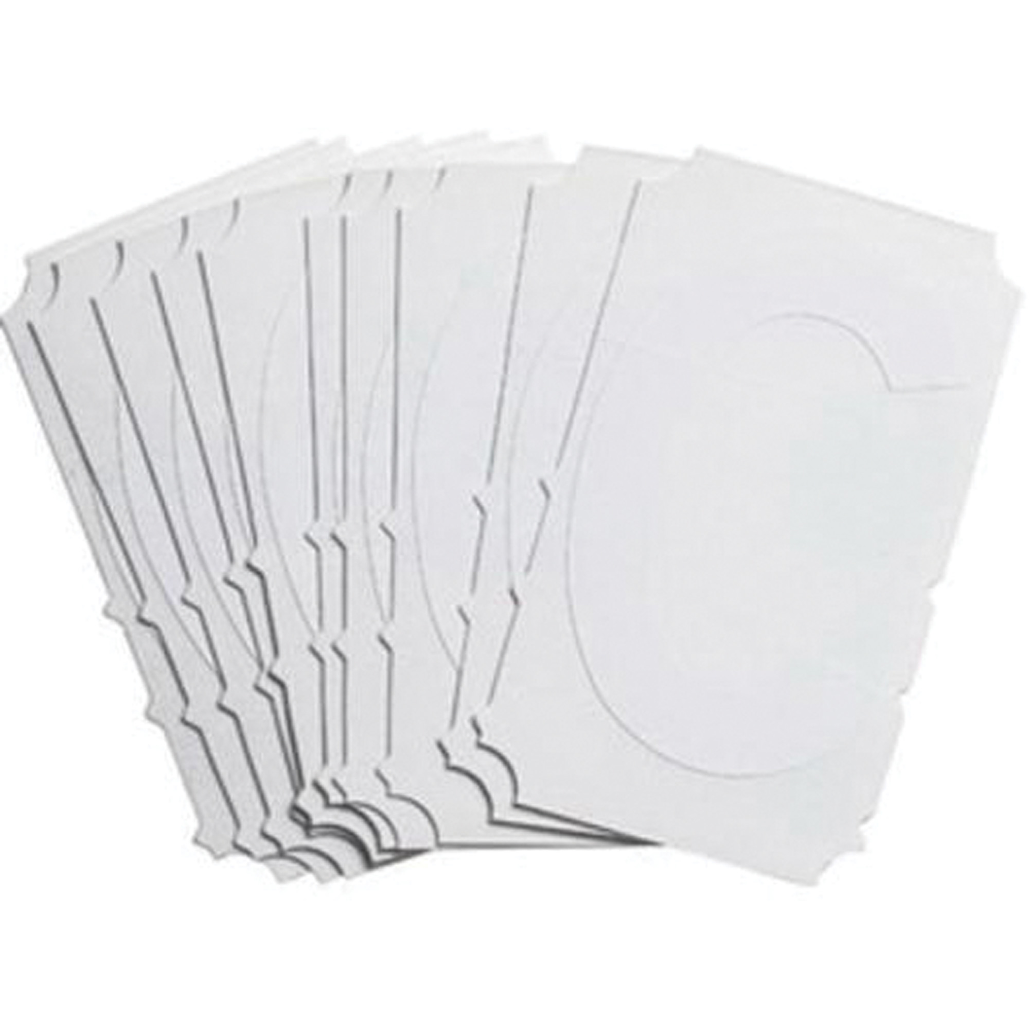 Étiquettes de lettres et chiffres gothiques individuels Quick-AlignMD, C, 3" h, Blanc