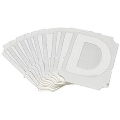 Étiquettes de lettres et chiffres gothiques individuels Quick-AlignMD, D, 3" h, Blanc