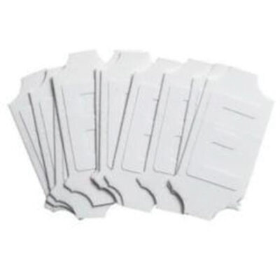 Étiquettes de lettres et chiffres gothiques individuels Quick-AlignMD, E, 2" h, Blanc