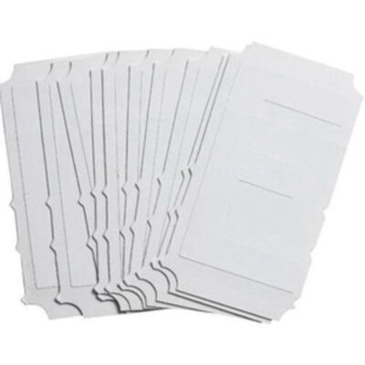 Étiquettes de lettres et chiffres gothiques individuels Quick-AlignMD, E, 3" h, Blanc