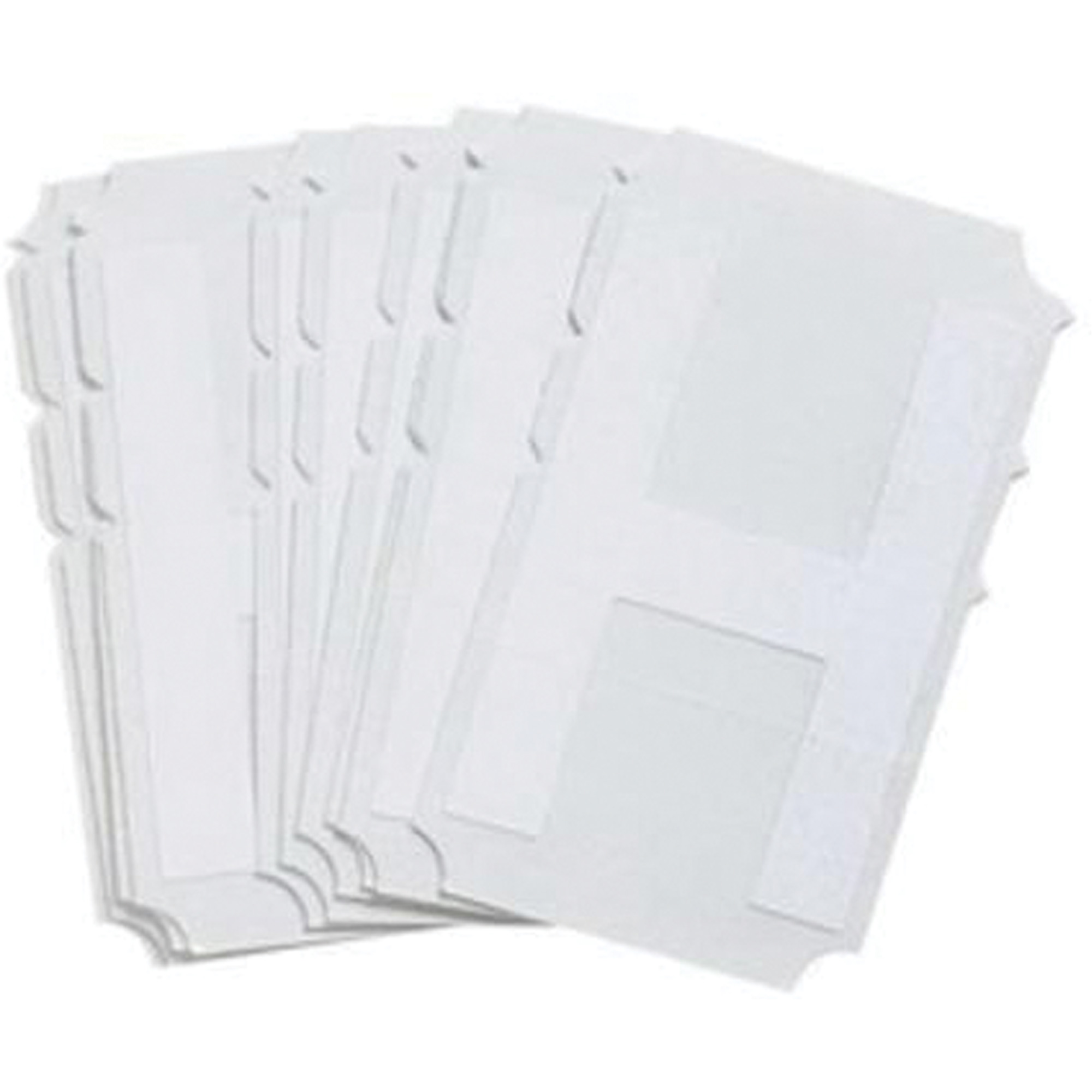 Étiquettes de lettres et chiffres gothiques individuels Quick-AlignMD, H, 3" h, Blanc