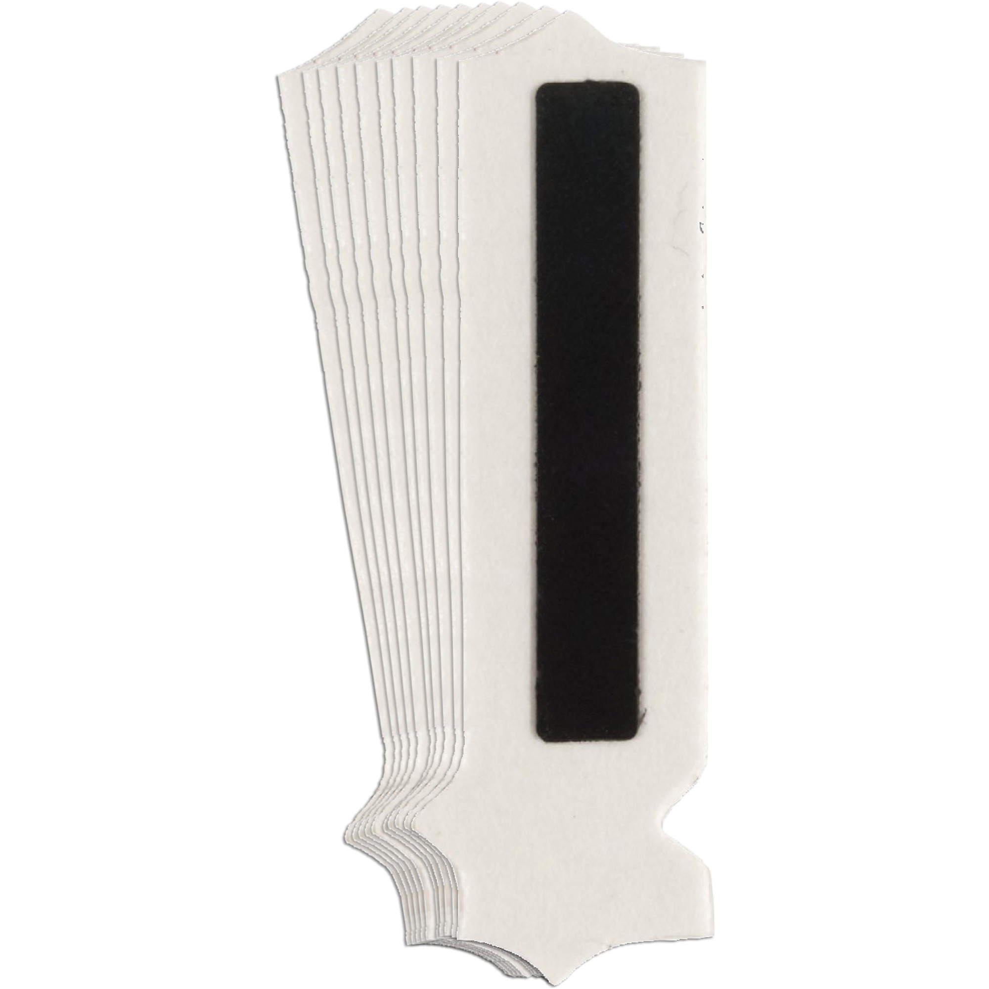 Étiquettes de lettres et chiffres gothiques individuels Quick-AlignMD, I, 1" h, Noir
