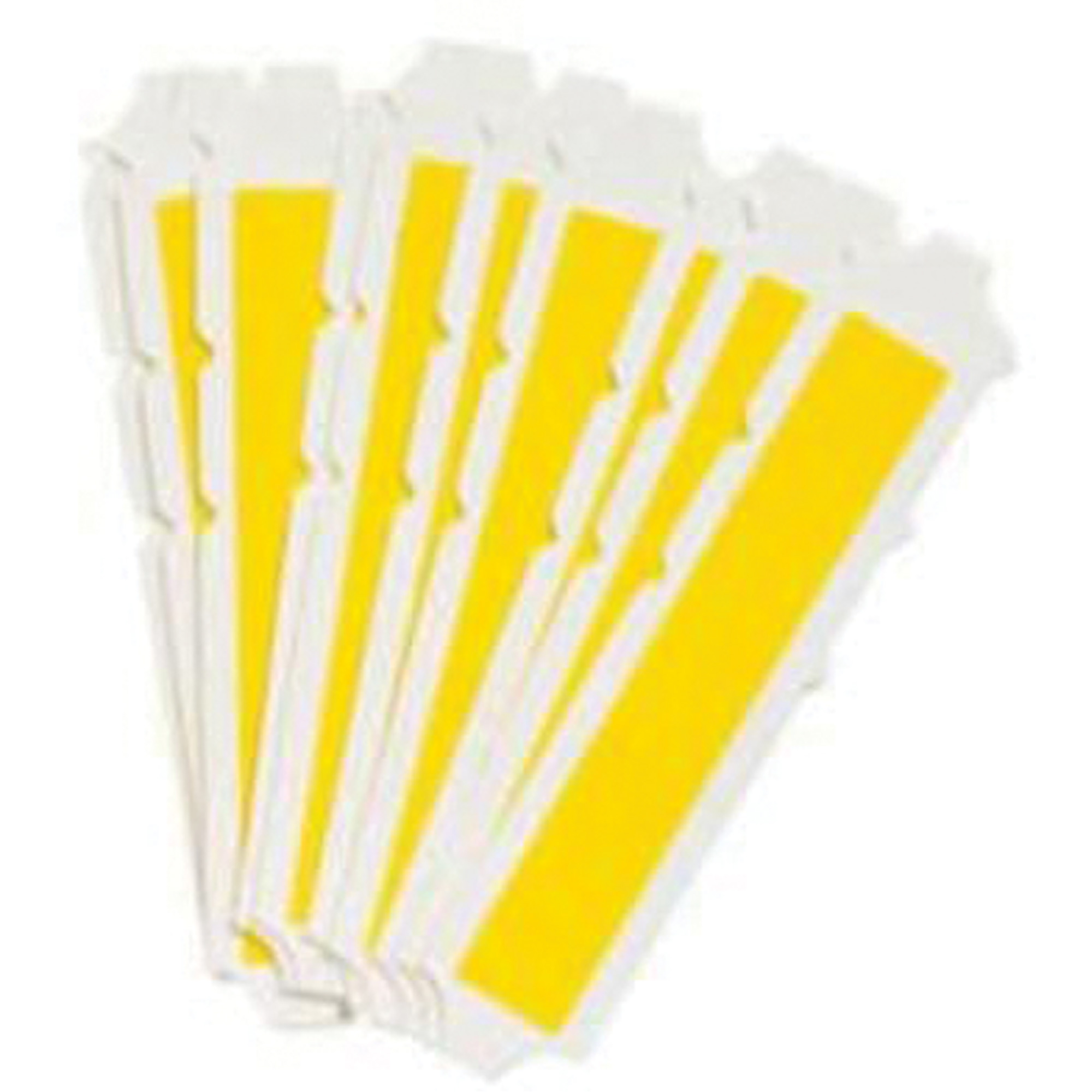 Étiquettes de lettres et chiffres gothiques individuels Quick-AlignMD, I, 3" h, Jaune