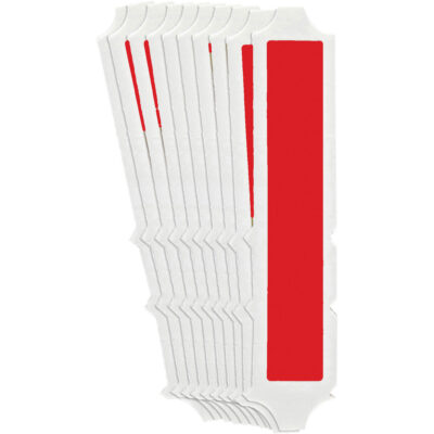 Étiquettes de lettres et chiffres gothiques individuels Quick-AlignMD, I, 4" h, Rouge
