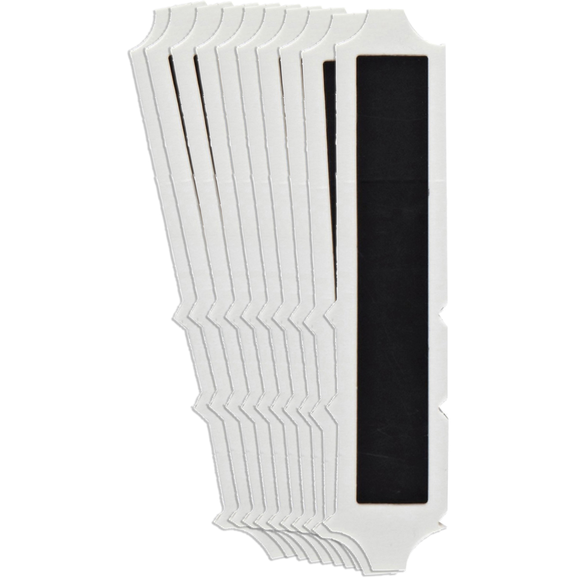 Étiquettes de lettres et chiffres gothiques individuels Quick-AlignMD, I, 6" h, Noir