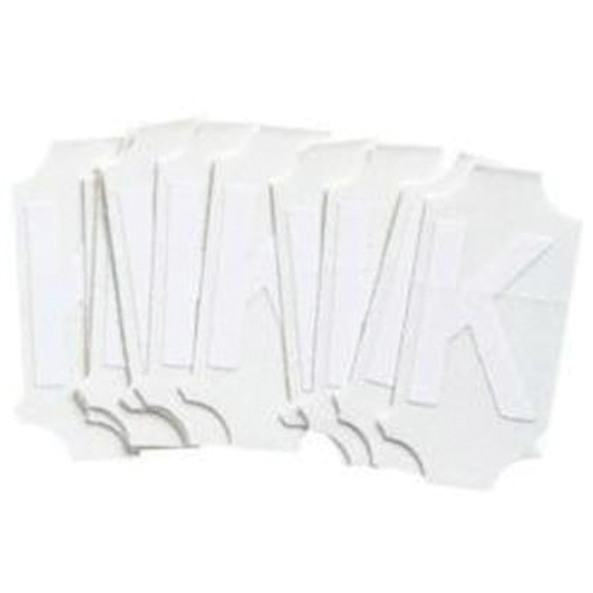 Étiquettes de lettres et chiffres gothiques individuels Quick-AlignMD, K, 6" h, Blanc