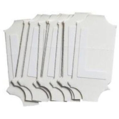 Étiquettes de lettres et chiffres gothiques individuels Quick-AlignMD, L, 2" h, Blanc