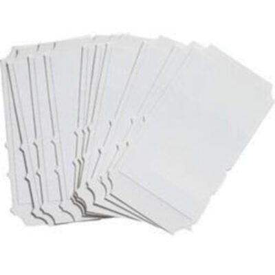Étiquettes de lettres et chiffres gothiques individuels Quick-AlignMD, L, 3" h, Blanc