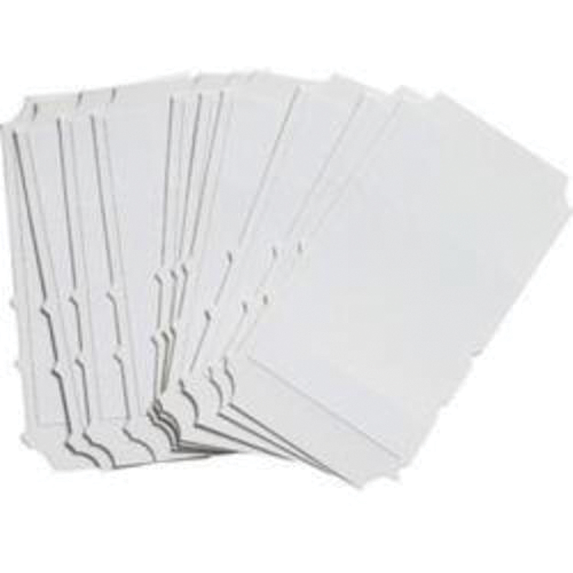 Étiquettes de lettres et chiffres gothiques individuels Quick-AlignMD, L, 3" h, Blanc