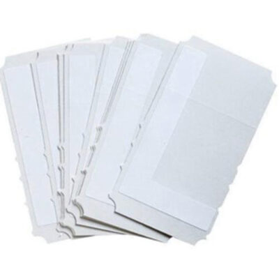 Étiquettes de lettres et chiffres gothiques individuels Quick-AlignMD, L, 4" h, Blanc