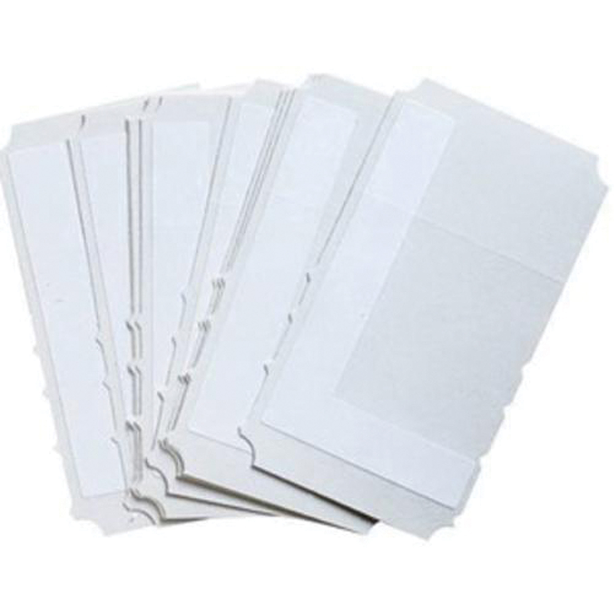 Étiquettes de lettres et chiffres gothiques individuels Quick-AlignMD, L, 4" h, Blanc