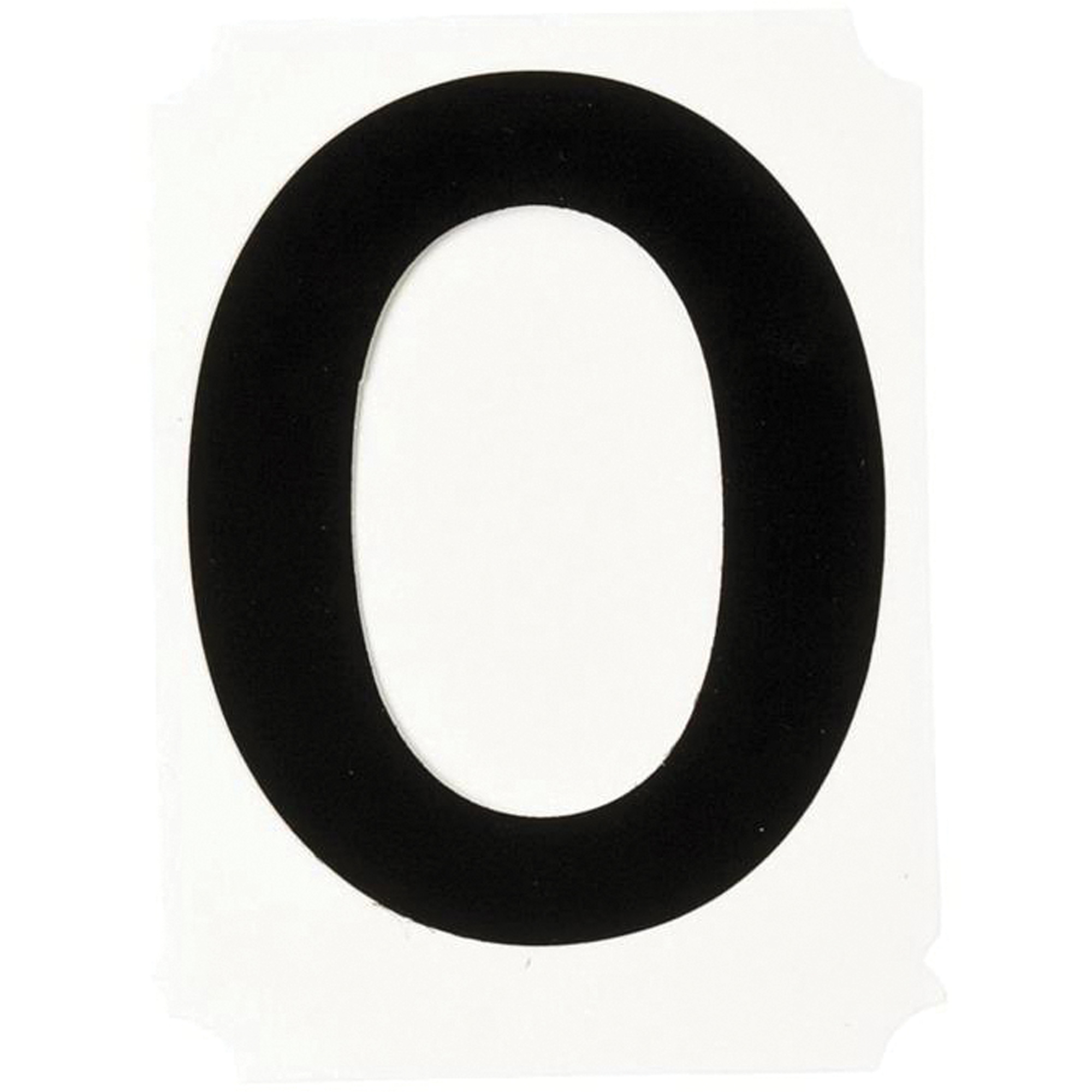 Étiquettes de lettres et chiffres individuels Quick-AlignMD, 1, 4" h, Noir