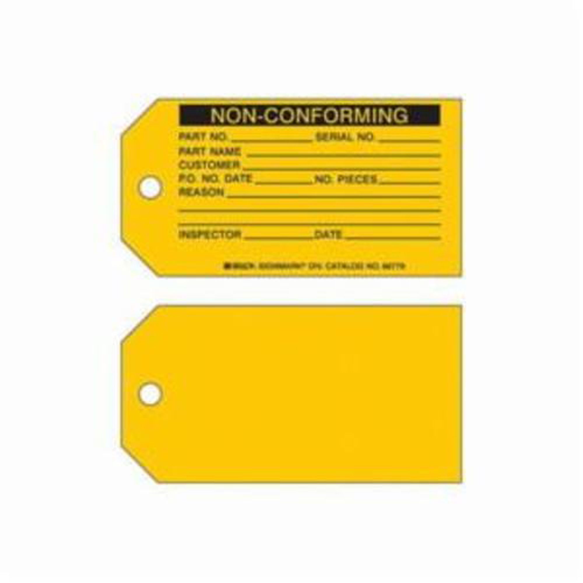 Étiquettes de production «Non-Conforming», Papier, 5-3/4" la x 3" h, Anglais