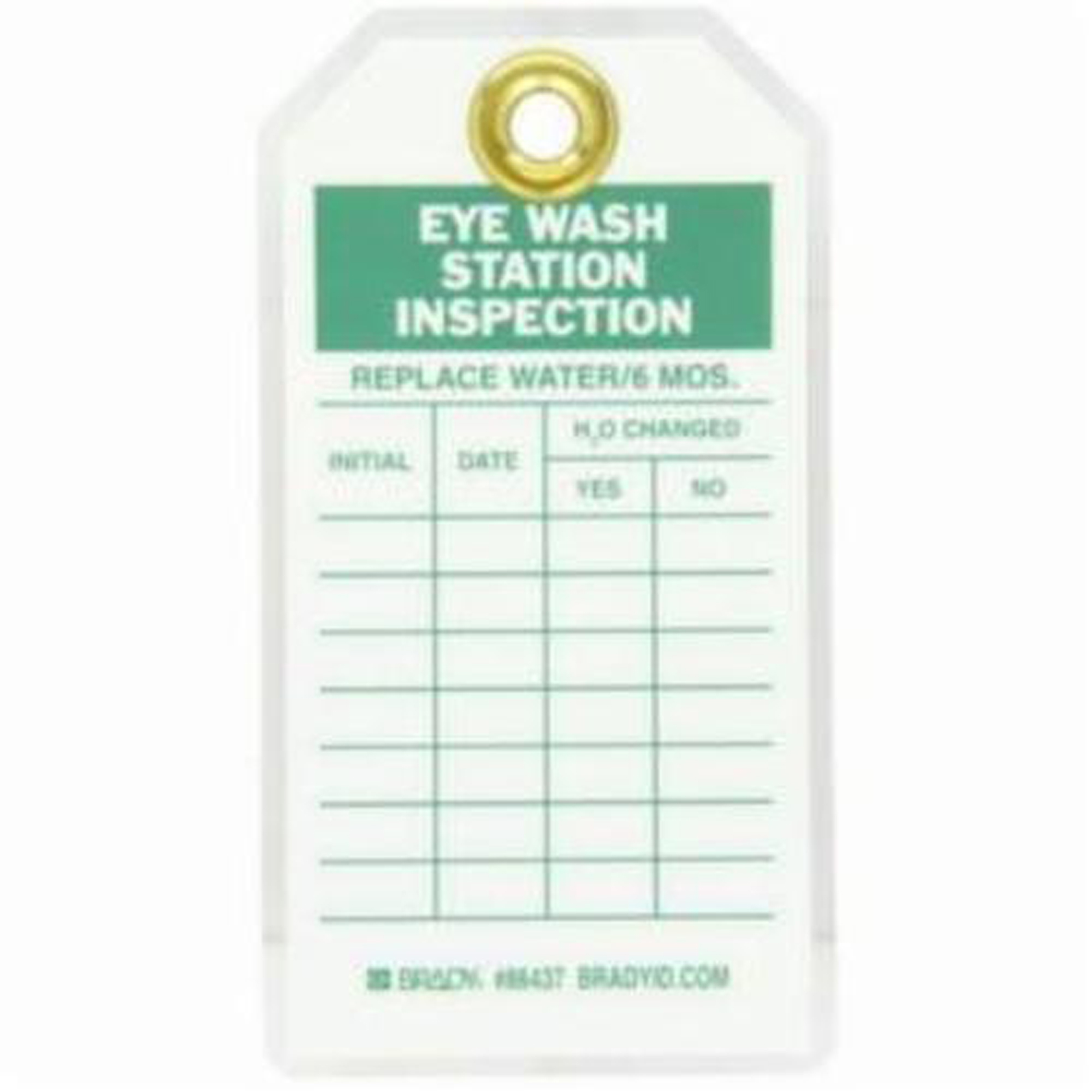 Étiquettes de rapport d'inspection, Polyester, 3" la x 5-3/4" h, Anglais