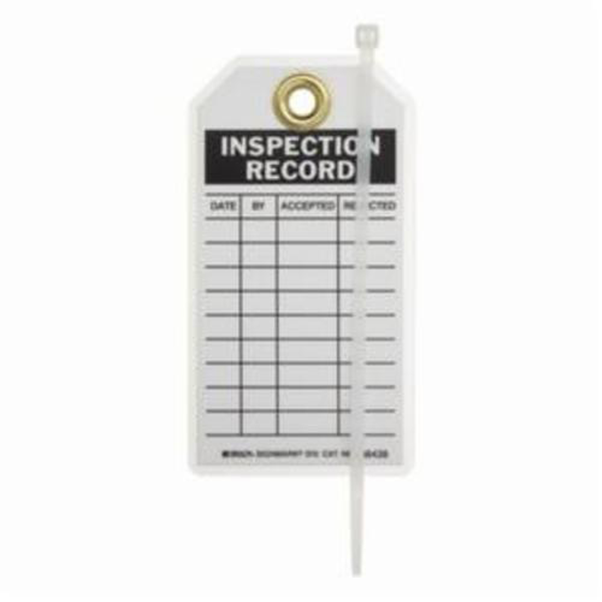 Étiquettes de rapport d'inspection, Polyester, 3" la x 5-3/4" h, Anglais