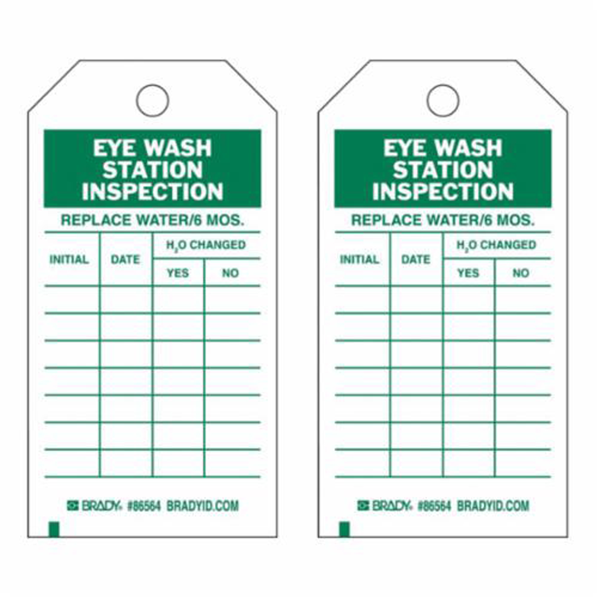 Étiquettes de rapport d'inspection, Polyester, 3" la x 5-3/4" h, Anglais