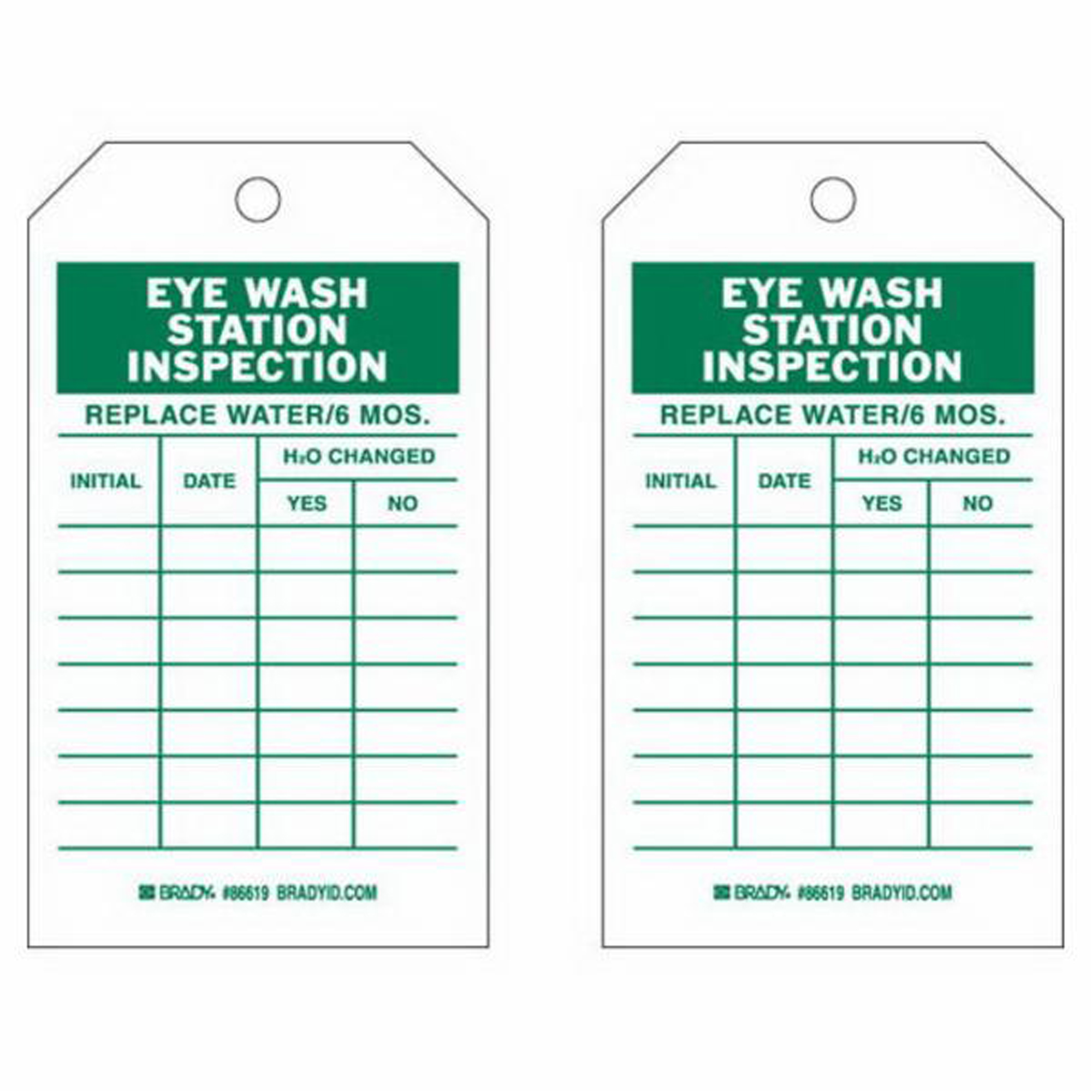 Étiquettes de rapport d'inspection, Polyester, 4" la x 7" h, Anglais
