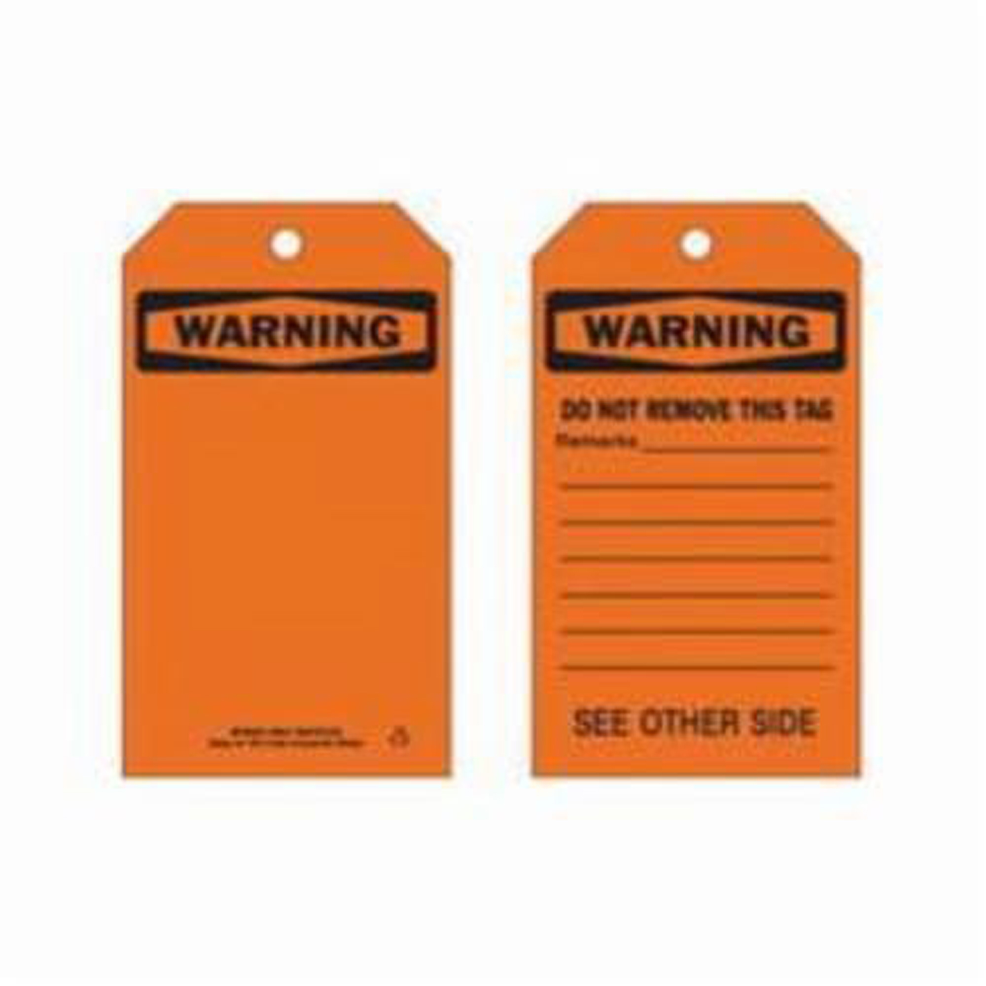 Étiquettes de sécurité auto-plastifiantes, Polyester, 4" la x 7" h, Anglais