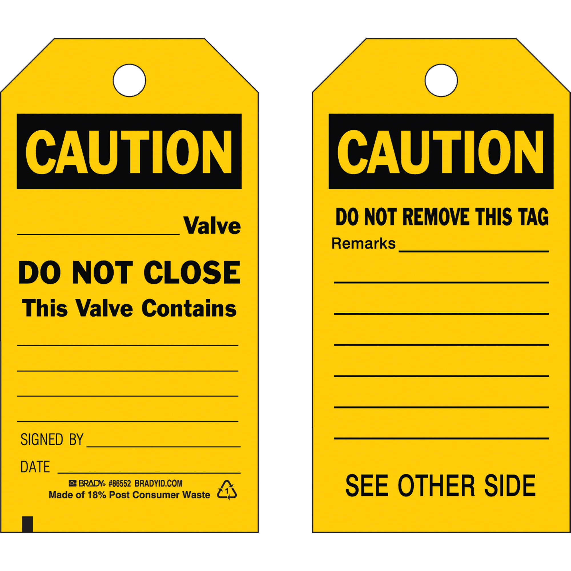 Étiquettes de sécurité, Plastique, 3" la x 5-3/4" h, Anglais