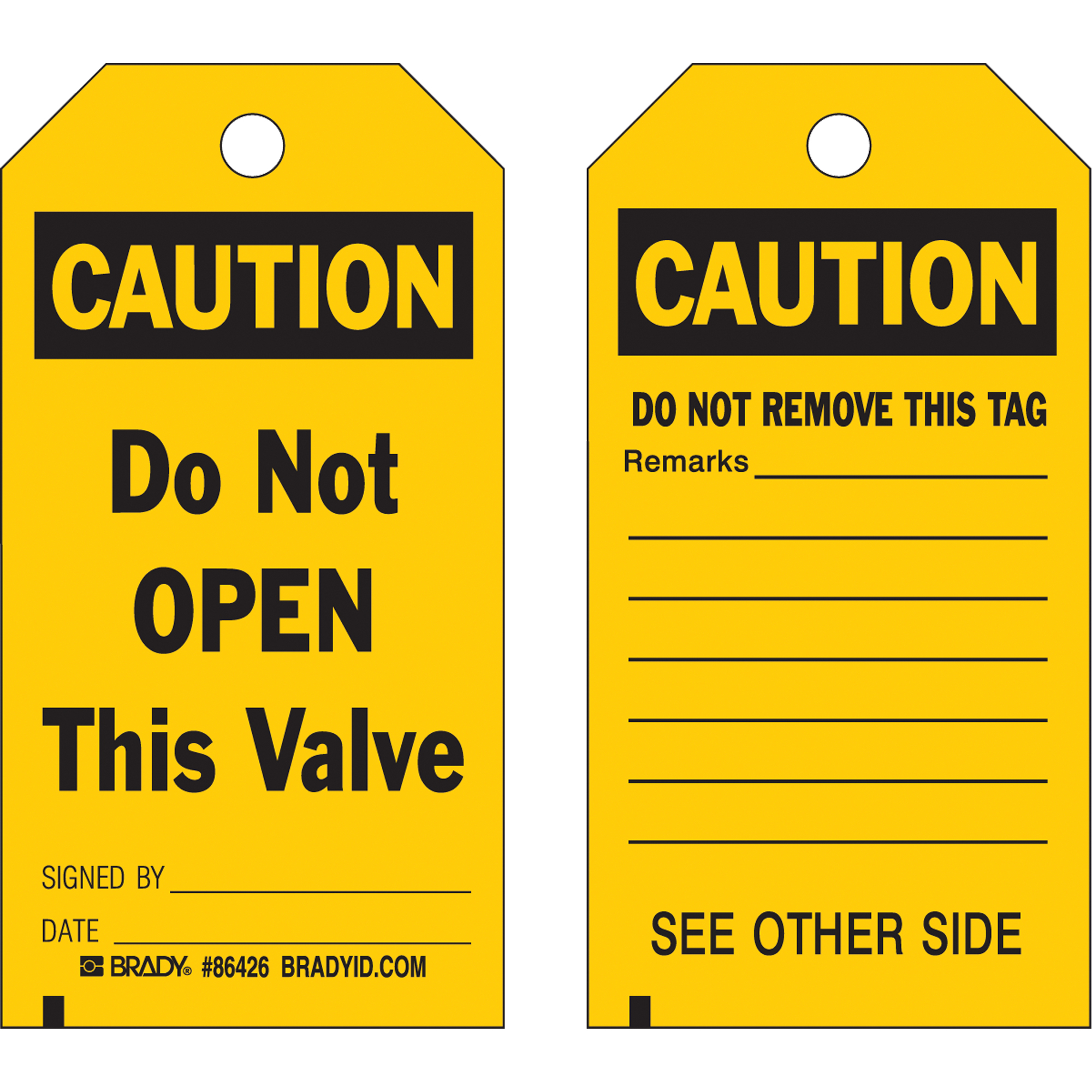 Étiquettes de sécurité, Plastique, 4" la x 7" h, Anglais
