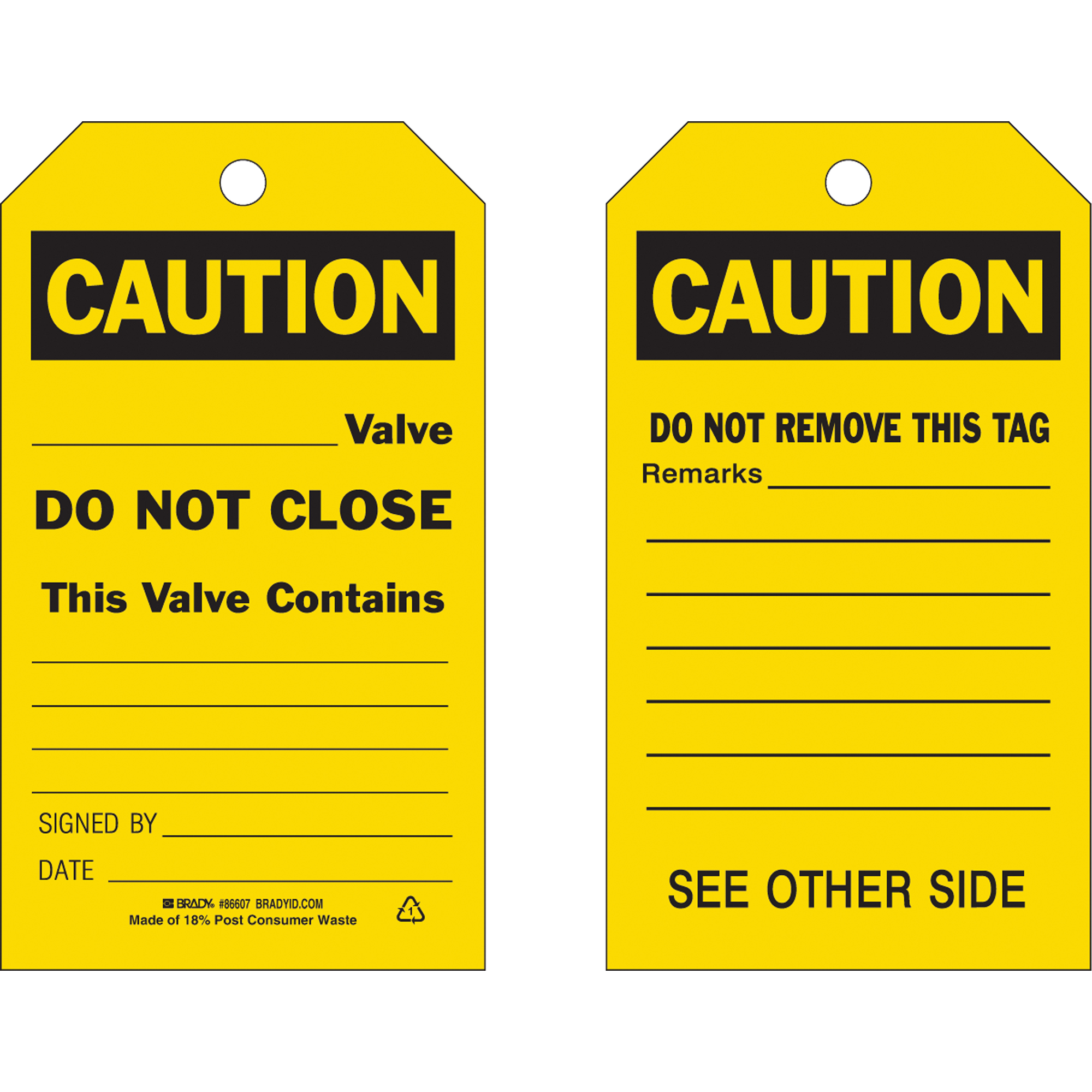 Étiquettes de sécurité, Plastique, 4" la x 7" h, Anglais