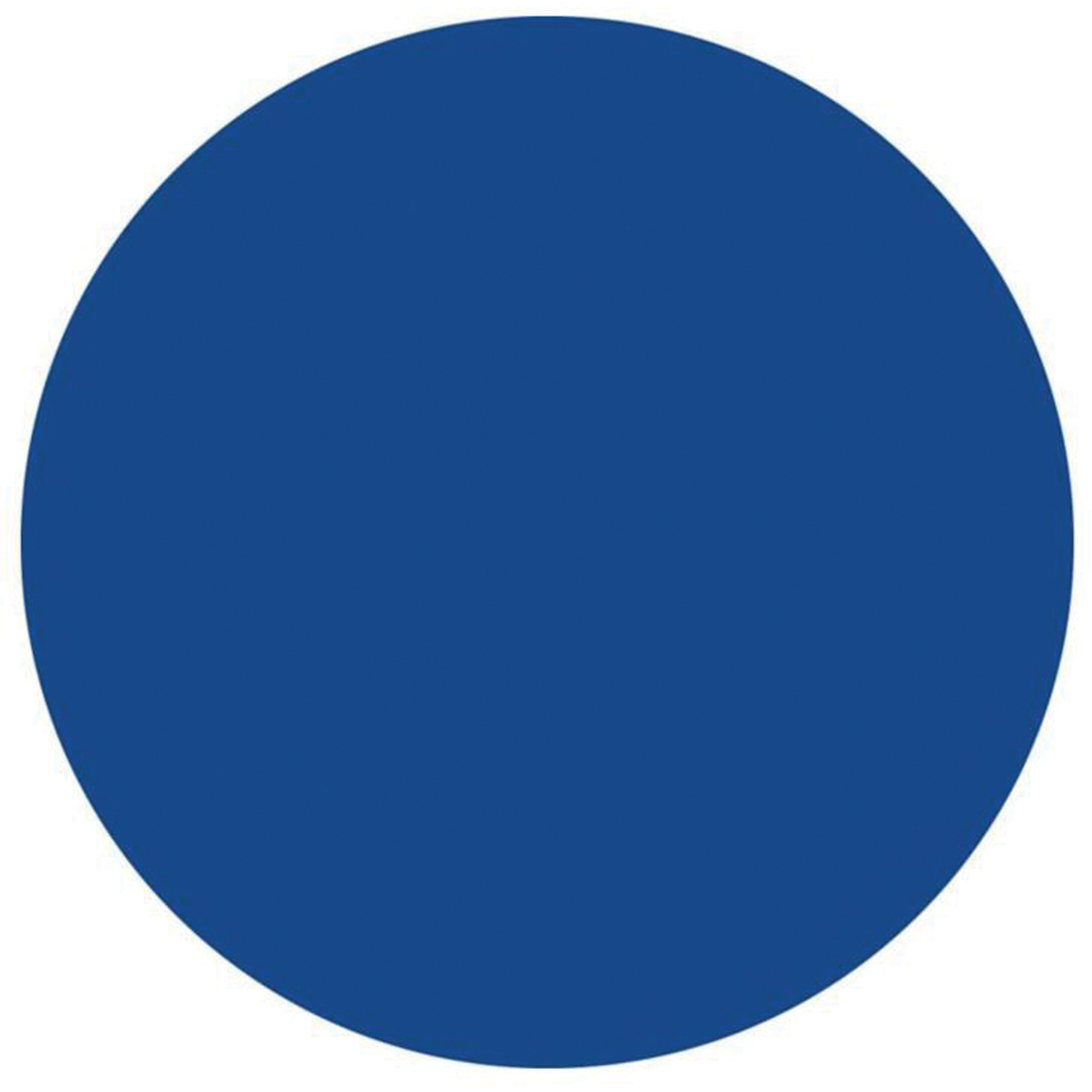 Étiquettes rondes inscriptibles, Cercle, 1,5" lo x 1,5" la, Bleu