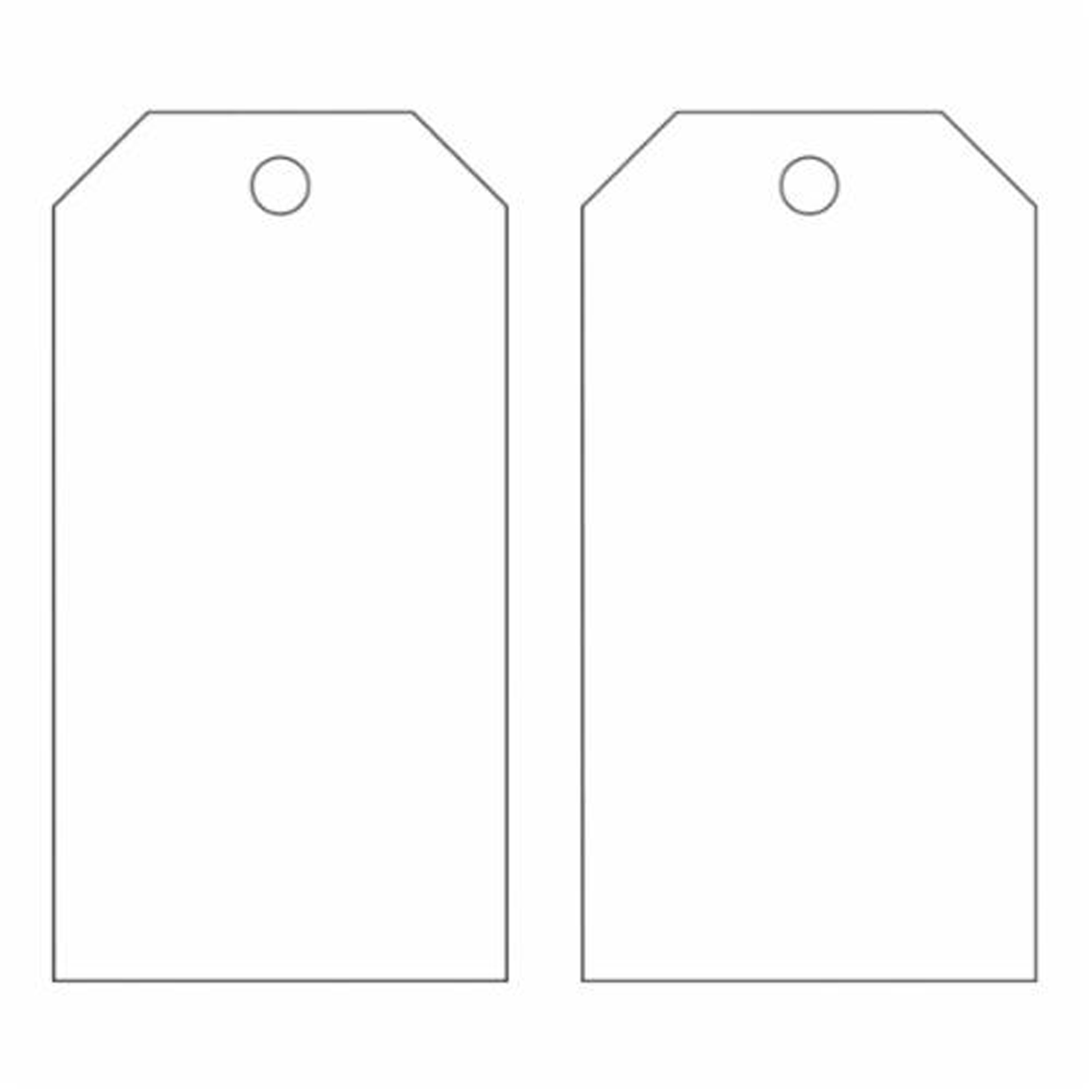 Étiquettes vierges autoplastifiantes pour la prévention des accidents, Métal, 3" la x 5-3/4" h