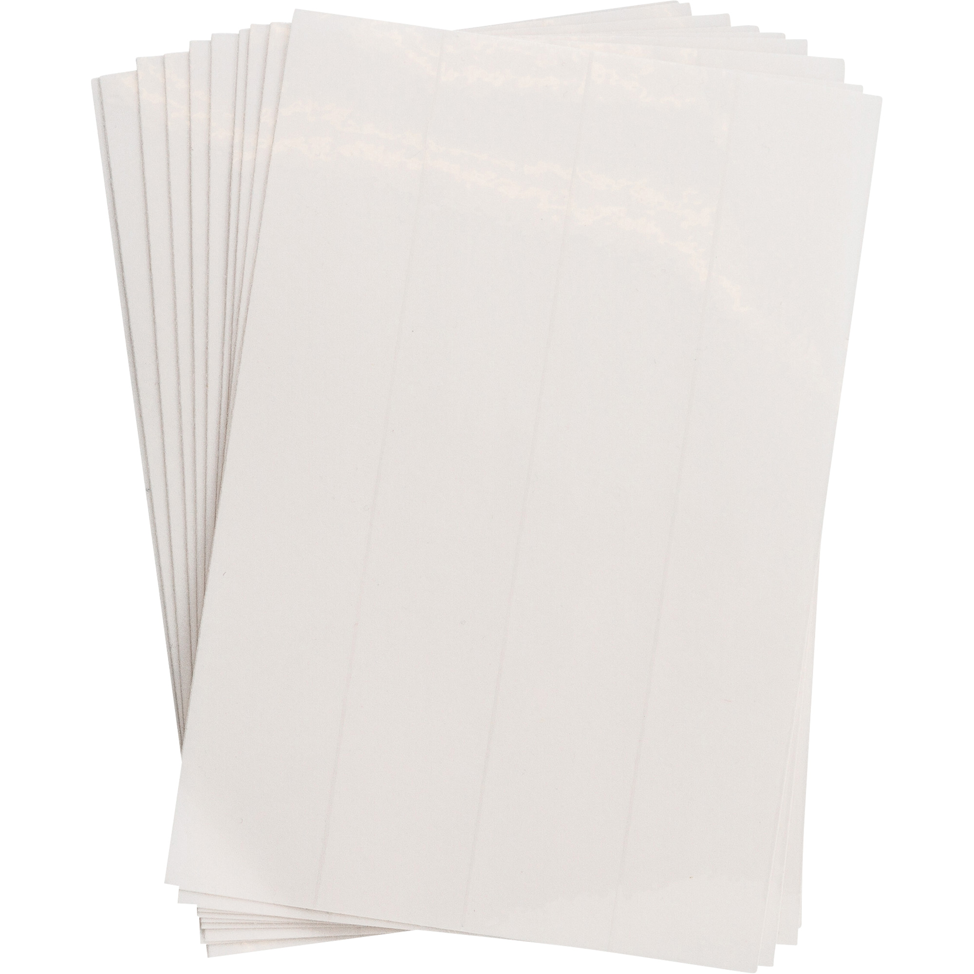 Pellicule de protection pour les étiquettes de cadenas, Polyester, 6" la x 1" h, Vierge