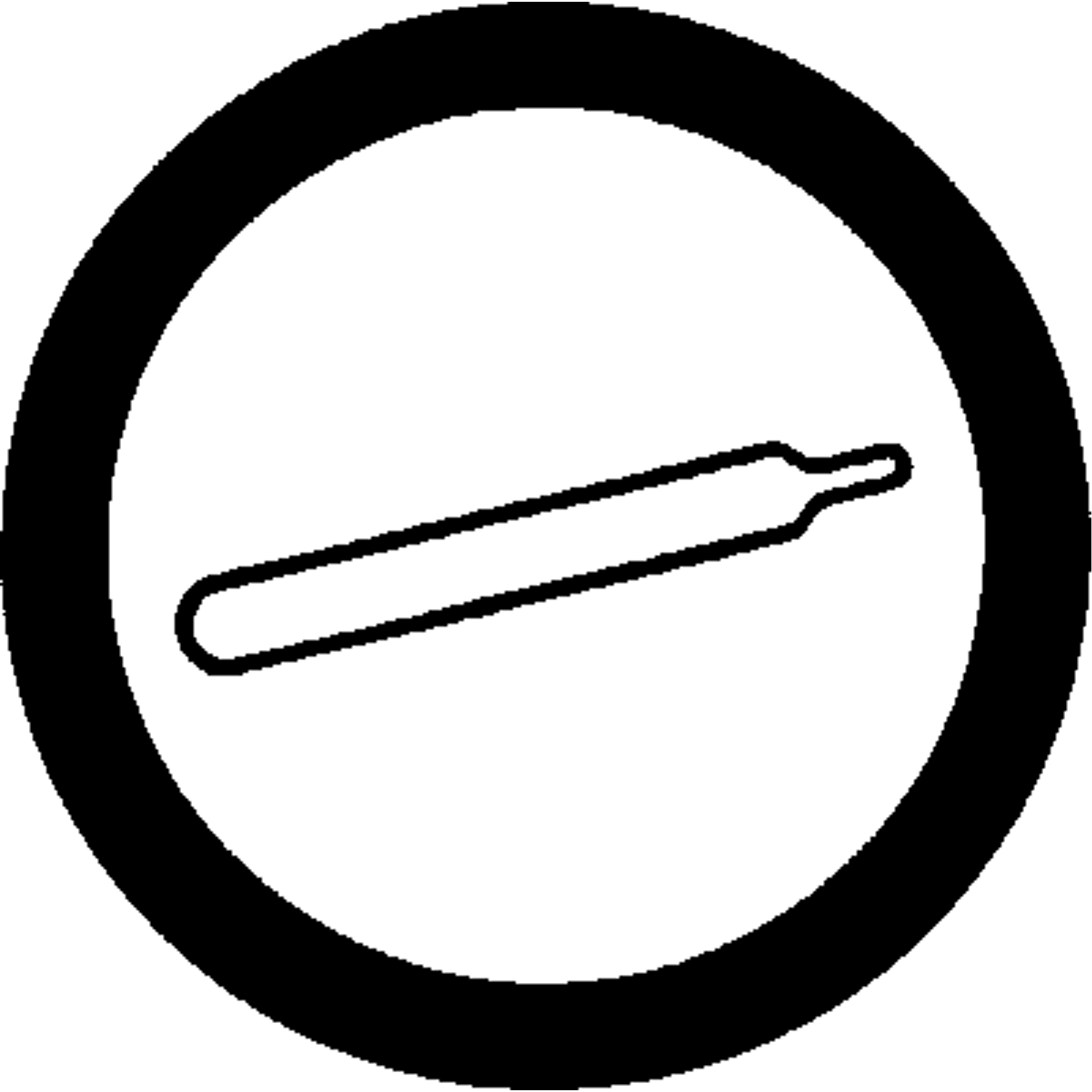 Pictogramme SIMDUT - Gaz comprimé, Vinyle, Feuille, 2-1/4" lo x 2-1/4" la