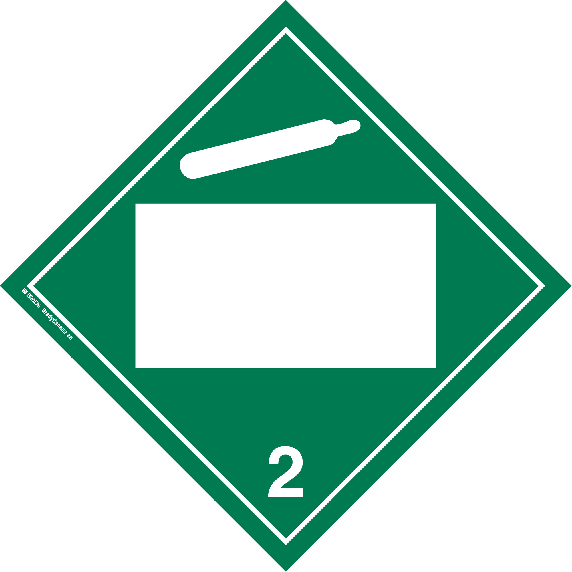 Plaque-étiquette TMD gaz non toxique, Plastique