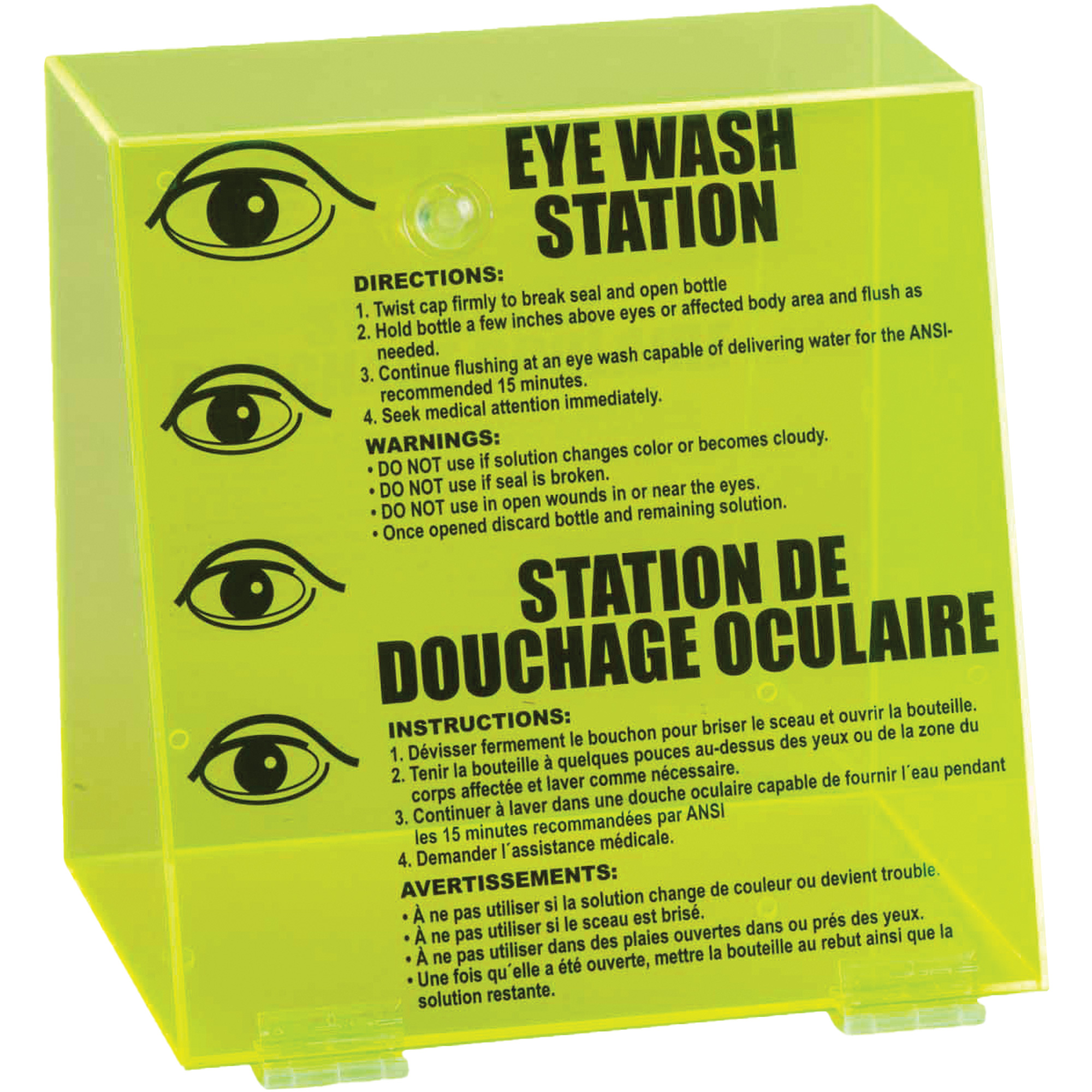 Poste de douche oculaire, Simple