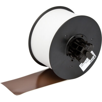 Ruban B-595 intérieur/extérieur pour étiqueteuse, Vinyle, Brun, Largeur de 100"