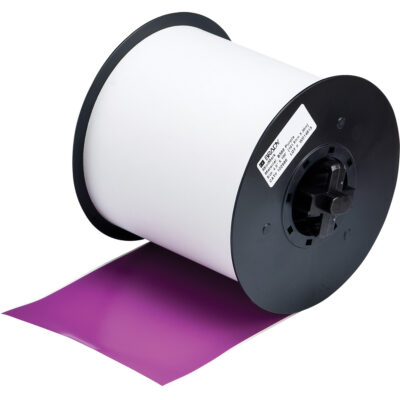 Ruban B-595 intérieur/extérieur pour étiqueteuse, Vinyle, Mauve, Largeur de 100"