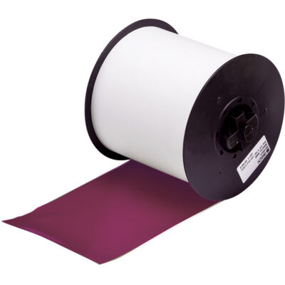 Ruban B-595 intérieur/extérieur pour étiqueteuse, Vinyle, Mauve, Largeur de 100"