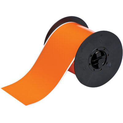 Ruban B-595 pour usage intérieur/extérieur, Vinyle, Orange, Largeur de 0,50"